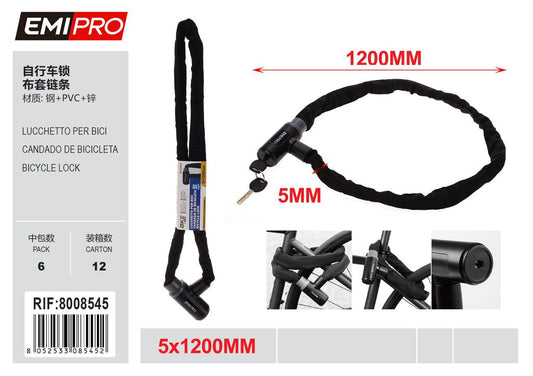 Lucchetto Per Moto 5*1200mm