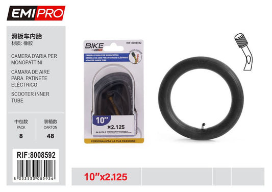 Camera D'Aria Per Monopattini Ebike 10*2.125 100G 44mm