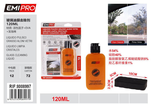 Liquido Pulisci Grasso Aloni vetri 120ml