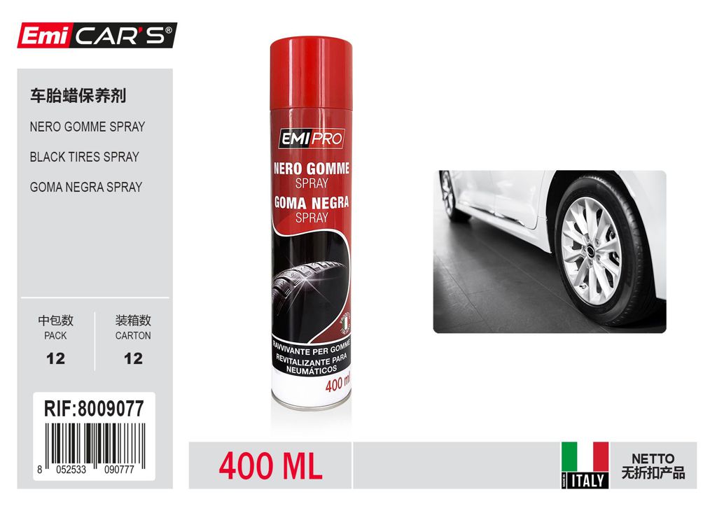Nero Gomme Spray 400ml