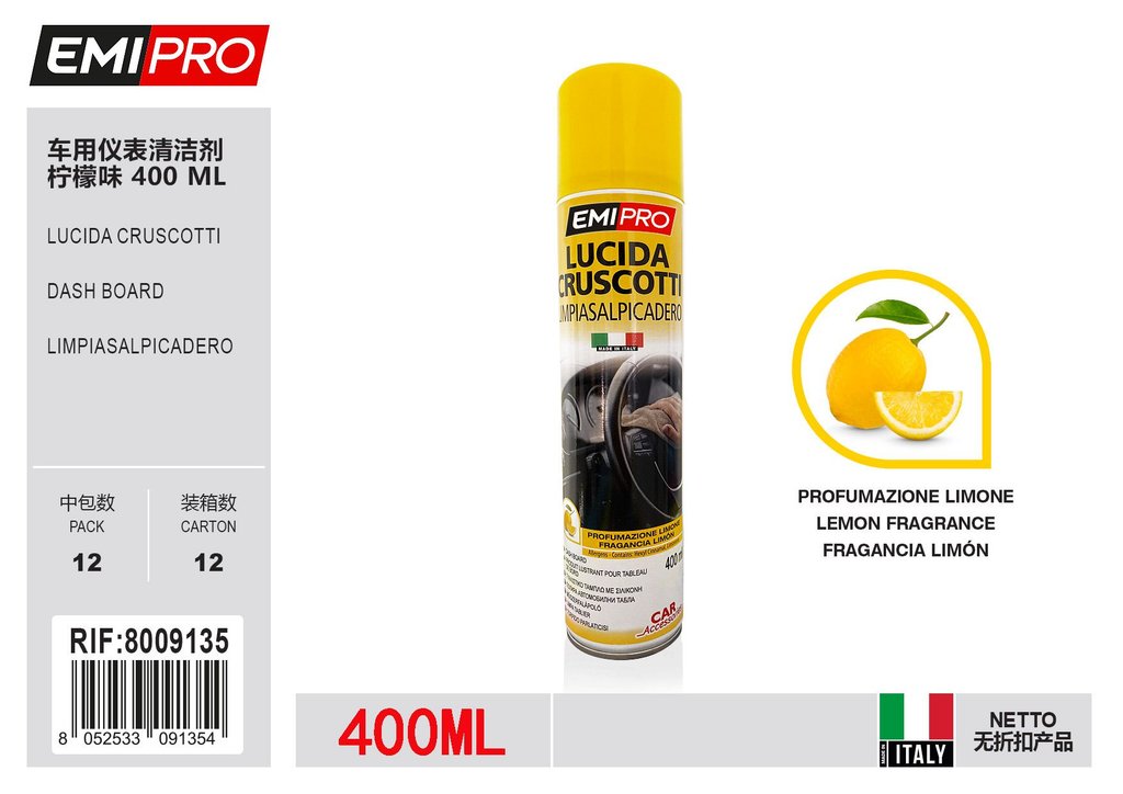Lucida Cruscotti Limone 400ml