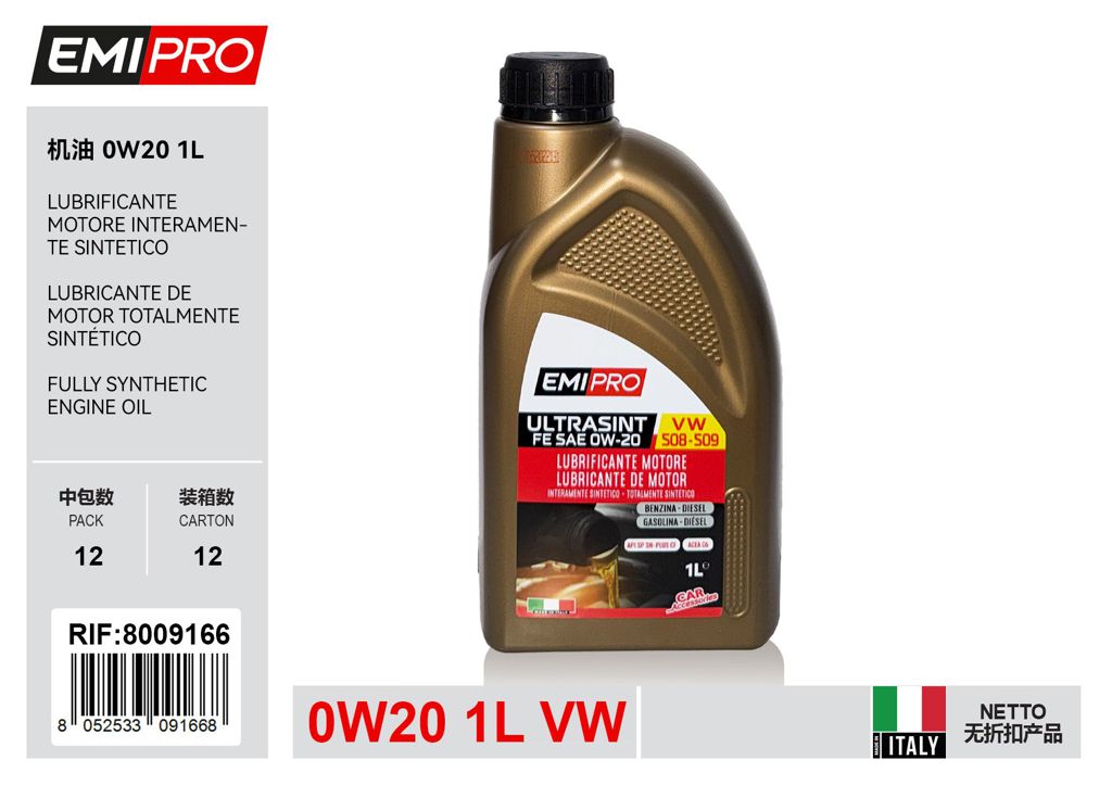 Olio Motore 0w20 1L