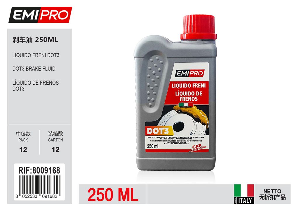 Liquido Freni Dot3 250ml