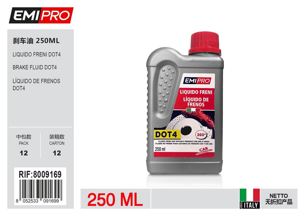 Liquido Freni Dot4 250ml