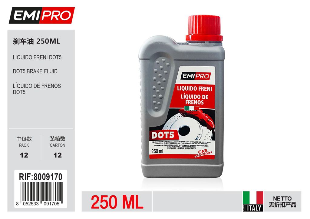 Liquido Freni Dot5 250ml