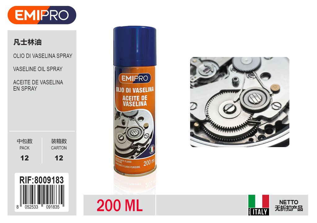Olio vaselina 200ml