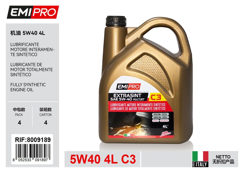 Olio Motore 5w40 4L