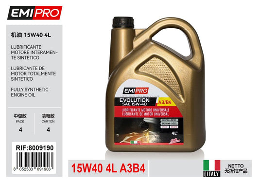 Olio Motore 15w40 4L
