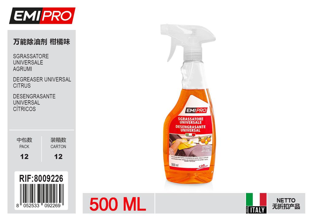 Sgrassatore Universale Agrumi 500ml
