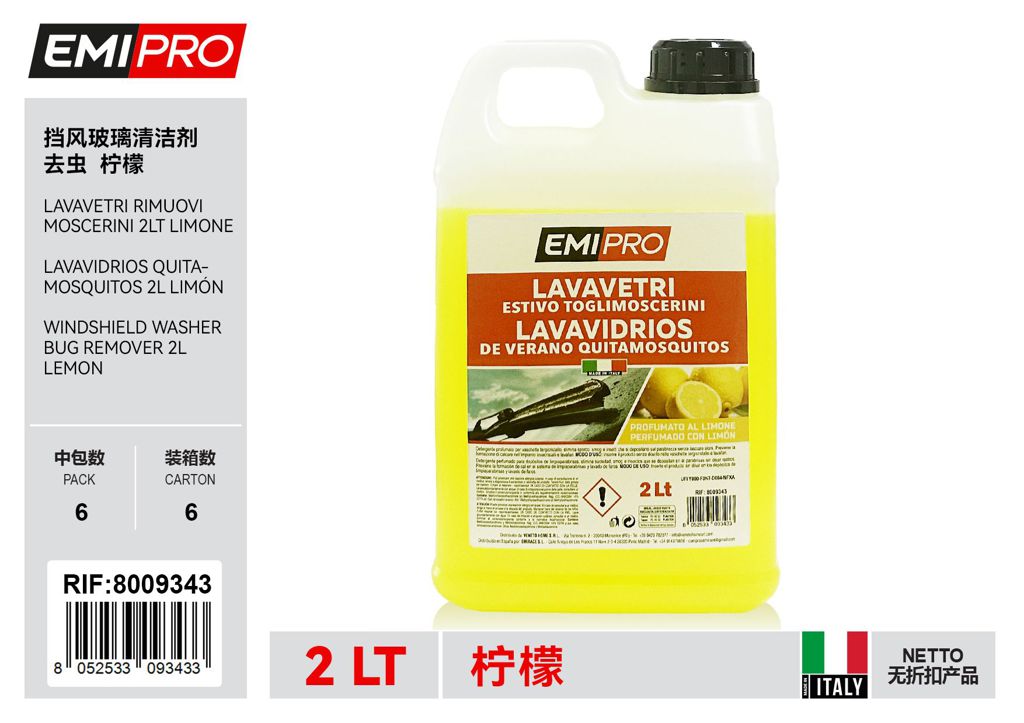 Lavavetri Rimuovi Moscerini 2lt Limone