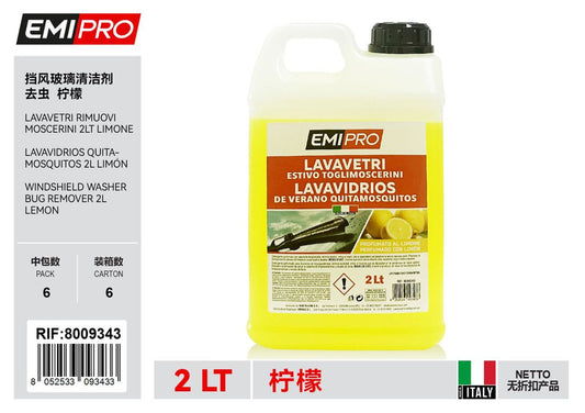 Lavavetri Rimuovi Moscerini 2lt Limone