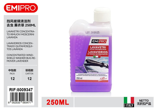 Lavavetri Concentrato Rimuovi Moscerini 250ml Lavanda