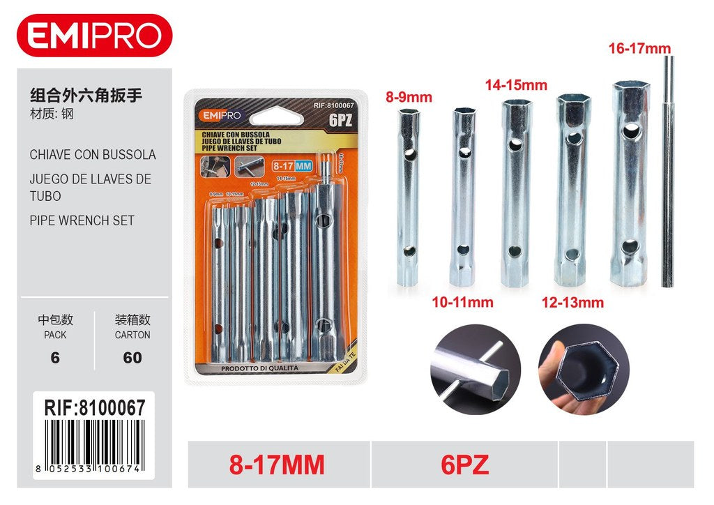 Chiave Con Bussola 6Pcs