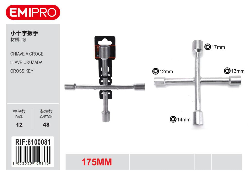 Chiave a croce 175mm