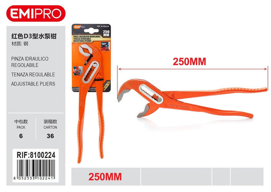 Pinza Idraulico Regolabile 250mm 10#