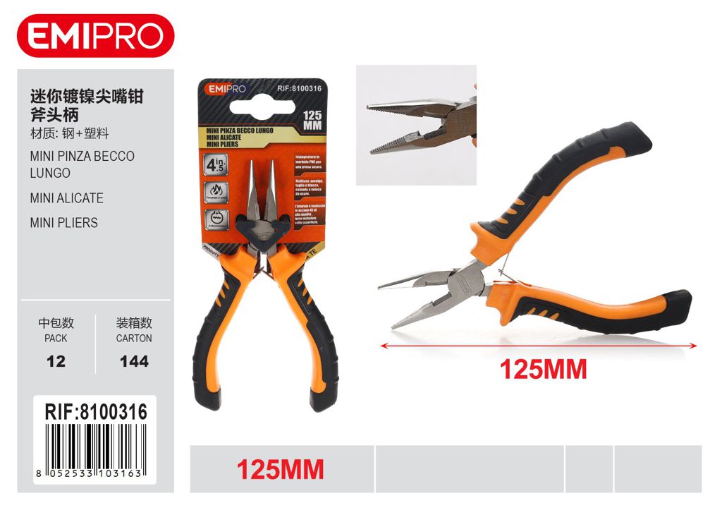 Mini Pinza Becco Lungo