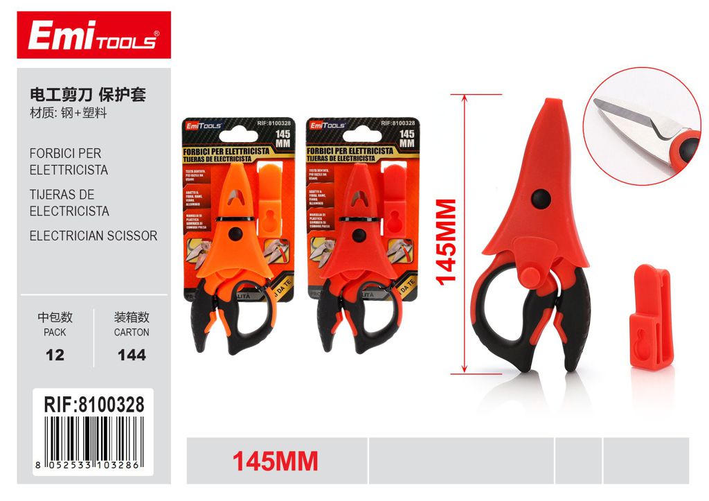 Forbici Per Elettricista 14.5cm