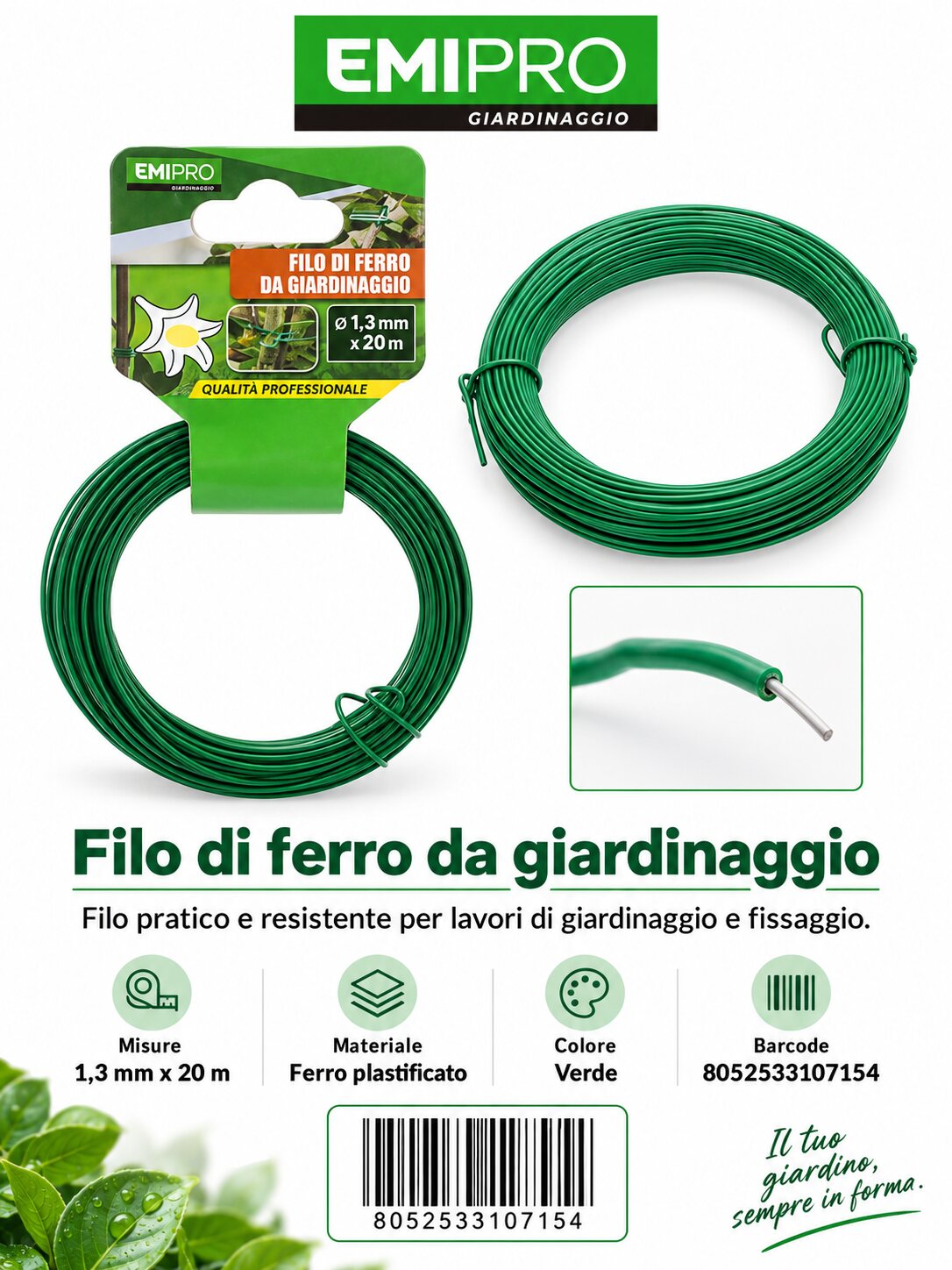FILO DI FERRO 1.3MM*20M