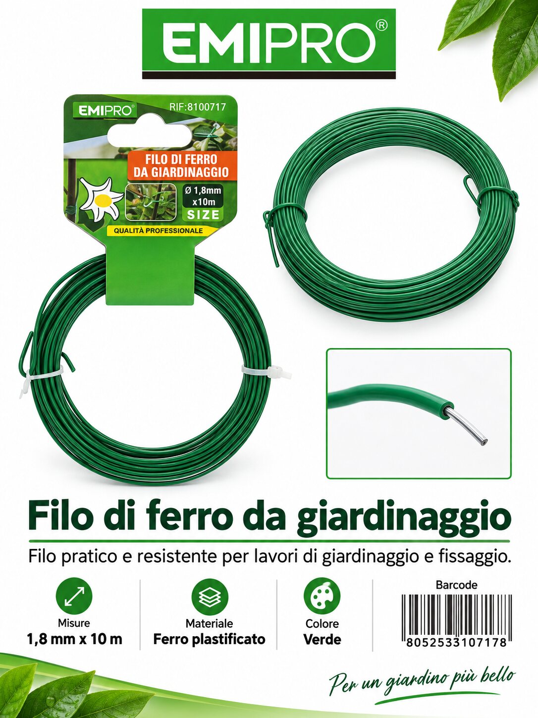 FILO DI FERRO 1.8MM*10M