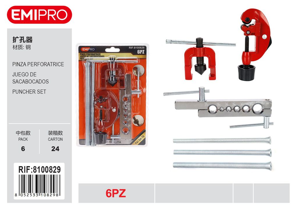 Pinza Perforatrice 6Pcs