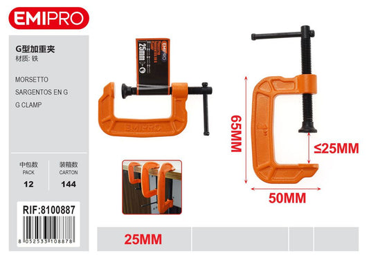 Morsetto 25mm