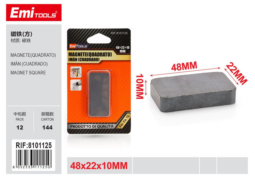 Magnete Quadrato 48*22*10mm
