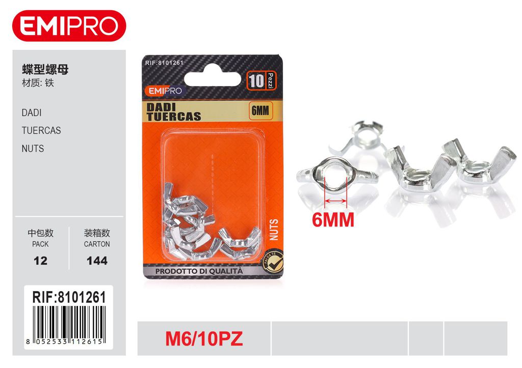 Dadi 6mm 10Pz