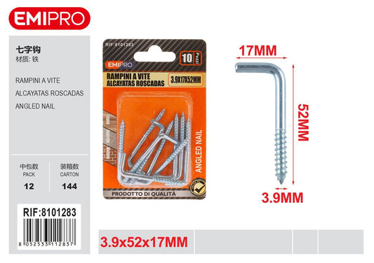 Rampini A vite 3.9*52*17mm
