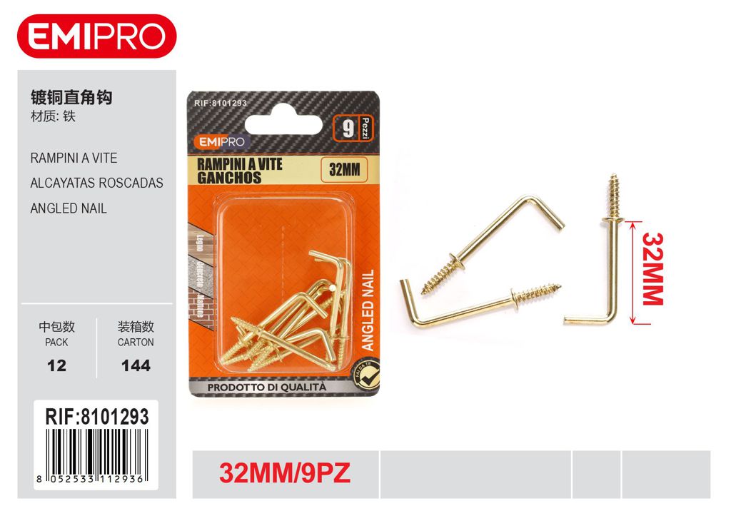 Rampini A vite 32mm 9Pz