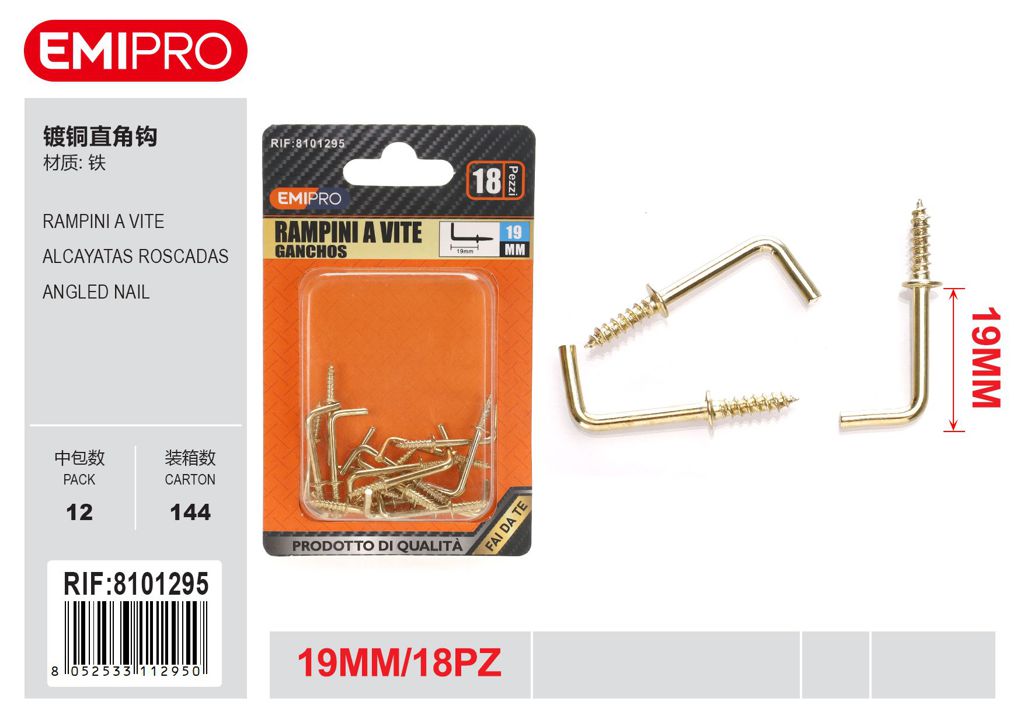 Rampini A vite 19mm 18Pz