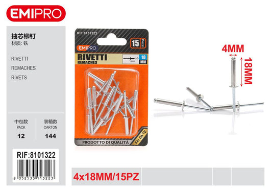 Rivetti 4*18mm