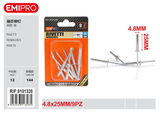 Rivetti 4.8*25mm