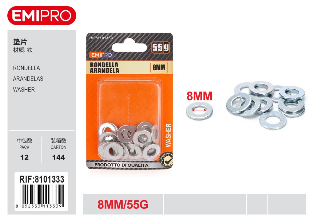 Rondella 8mm 55G