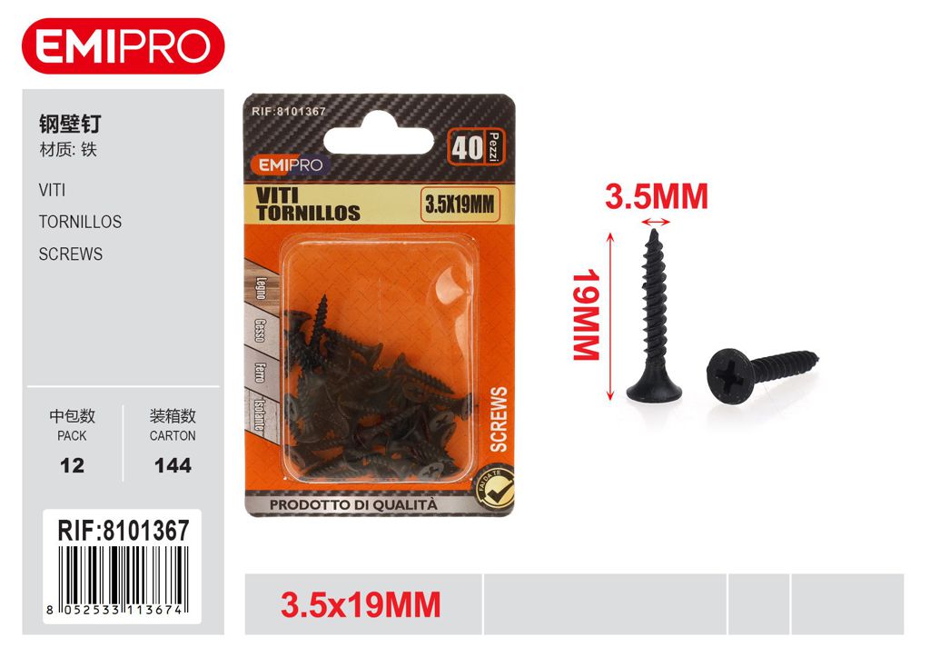 viti 3.5*19mm