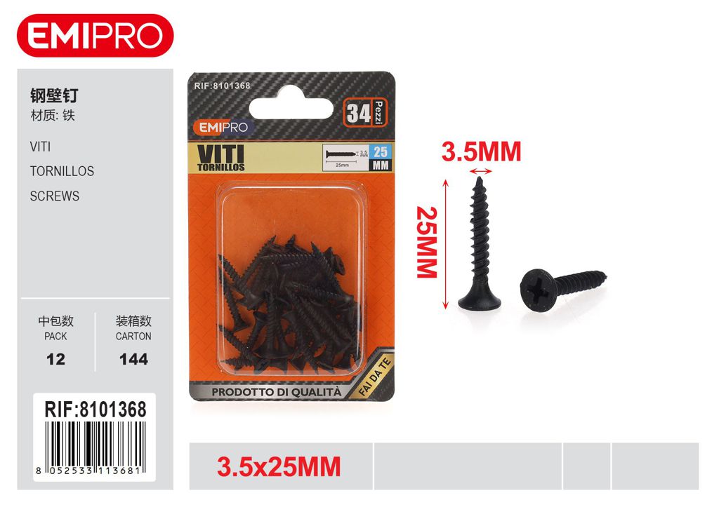 viti 3.5*25mm