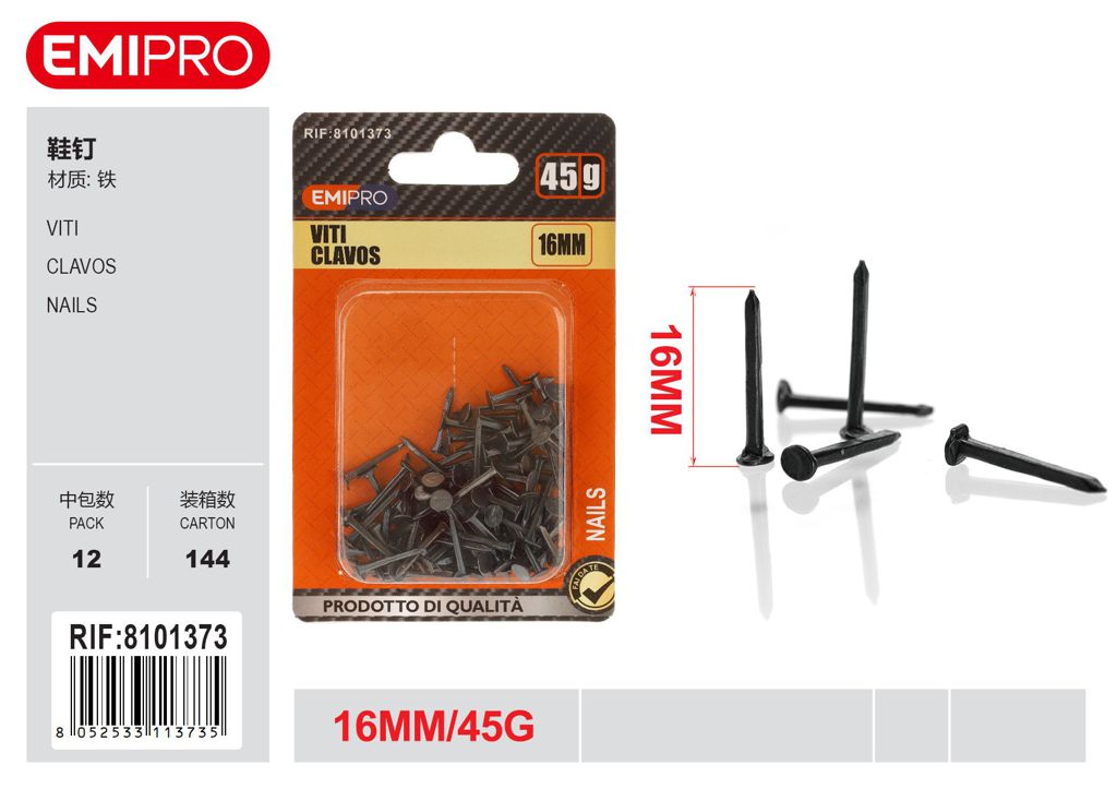 viti 16mm 45G
