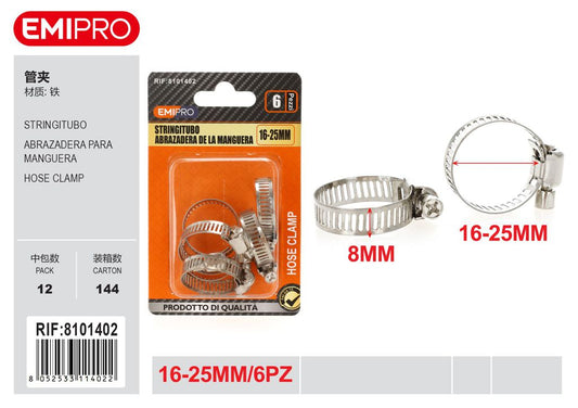 Stringitubo 16-25mm 6Pcs
