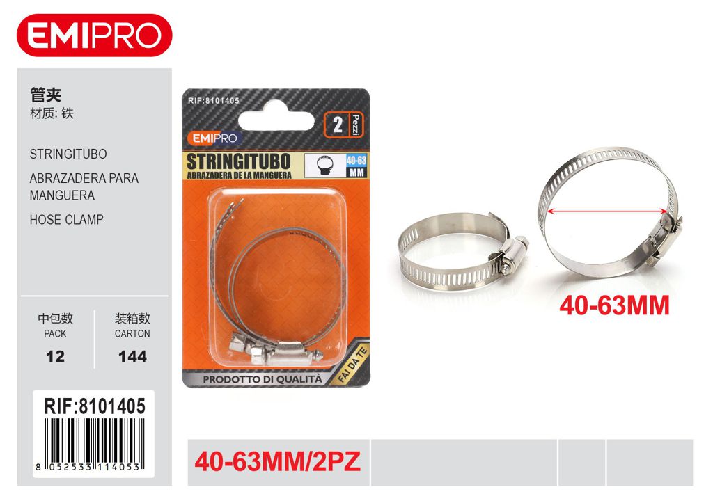 Stringitubo 40-63mm 2Pz