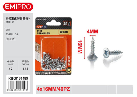 viti 4*16mm 40Pcs