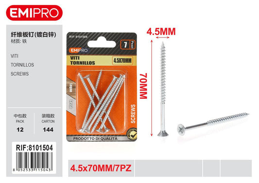 viti 4.5*70mm 7Pcs