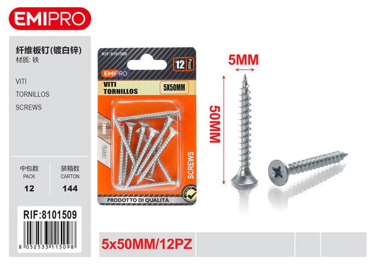 viti 5*50mm 12Pcs