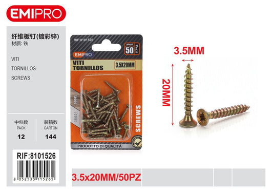 viti 3.5*20mm 50Pcs
