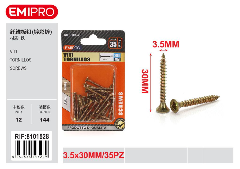 viti 3.5*30mm 35Pcs