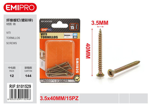 viti 3.5*40mm 15Pcs