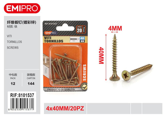 viti 4*40mm 20Pcs