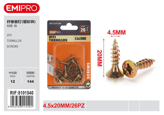 viti 4.5*20mm 26Pcs
