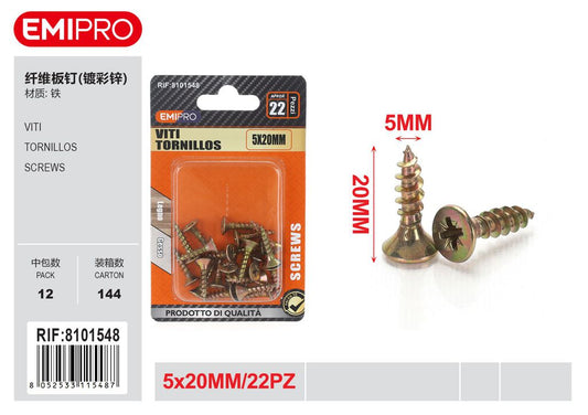 viti 5*20mm 22Pcs
