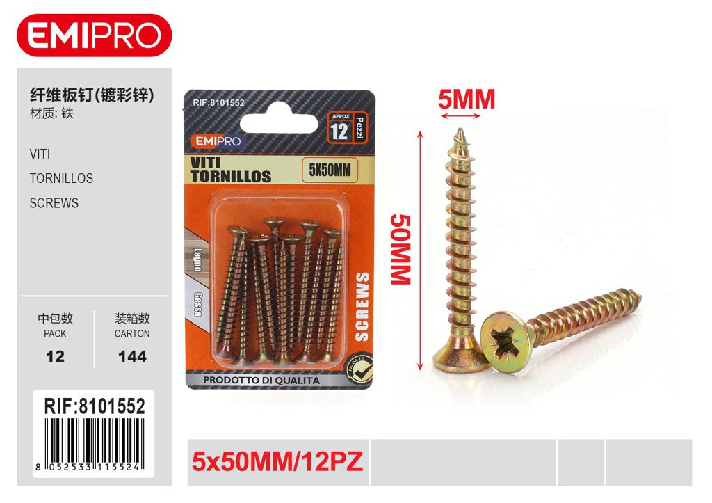 viti 5*50mm 12Pz