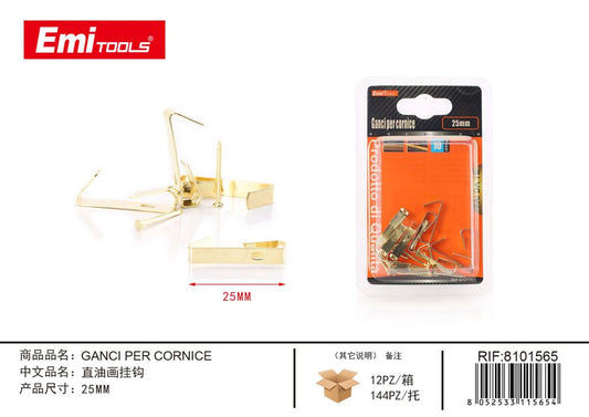 Ganci Per Cornice 25mm 10Pcs