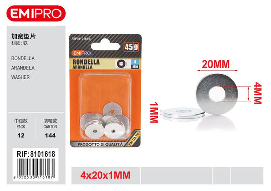 Rondella 45G 4*20*1